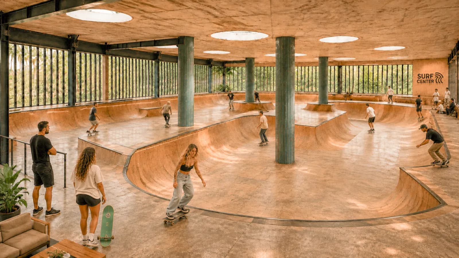 Skate park da Surf Center São Paulo