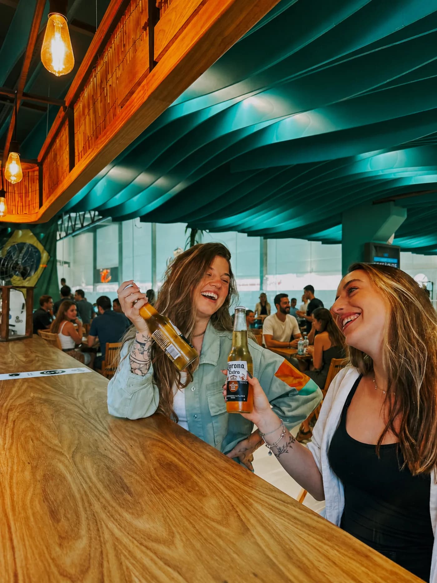 Ambiente do clube Surf Center, espaço de members