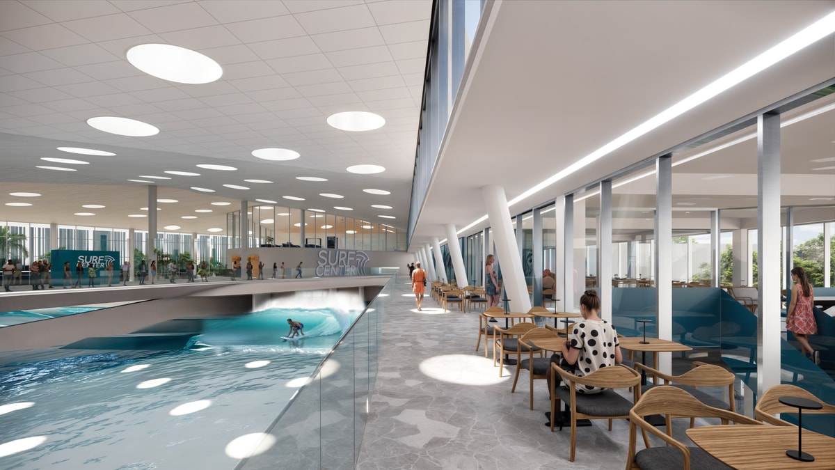 Espaço coworking moderno para trabalho remoto no Surf Center São Paulo