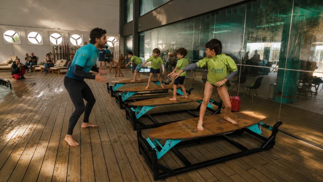 Iniciação infantil na Surf Center