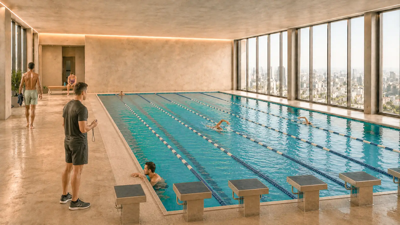 Piscina recreativa da Surf Center São Paulo