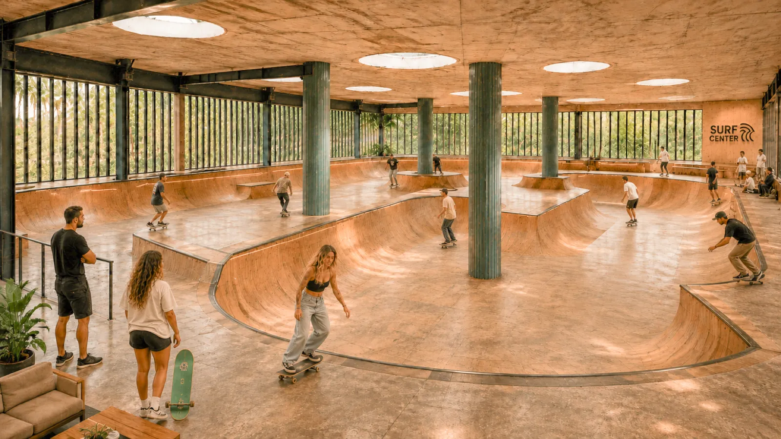 Skate park da Surf Center São Paulo